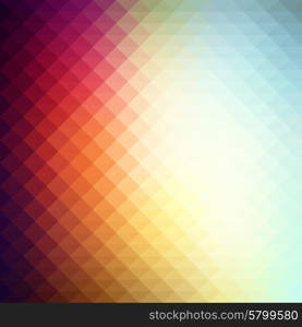 Vector abstract geometric background with triangle. Vector color abstract geometric banner with triangle shapes.