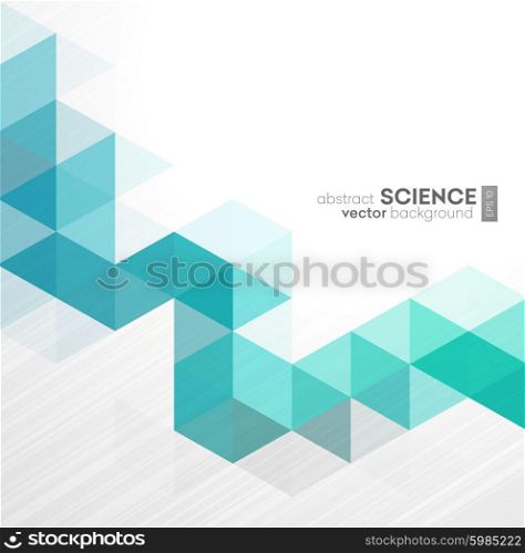 Vector Abstract geometric background with triangles - For business, corporate design, cover, booklet, brochure.