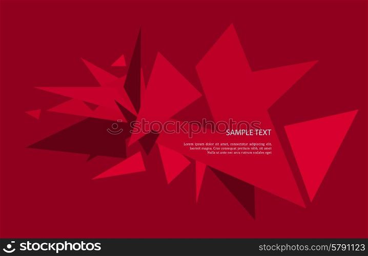 Vector abstract geometric background with triangles . Vector abstract geometric background with triangles design elements