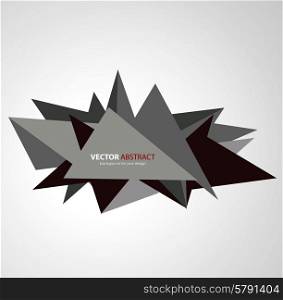 Vector abstract geometric background with triangles . Vector abstract geometric background with triangles design elements