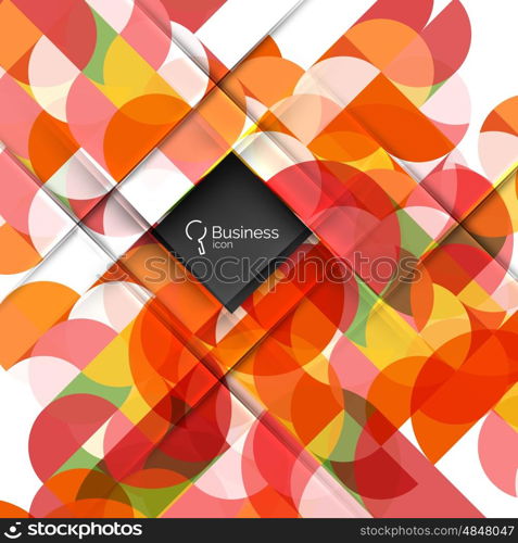 Vector abstract geometric composition. Vector template background for workflow layout, diagram, number options or web design