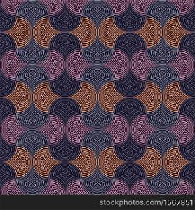 Vector abstract geometric forms background with distortion effect. Rhythmic seamless pattern. Vector abstract geometric forms background