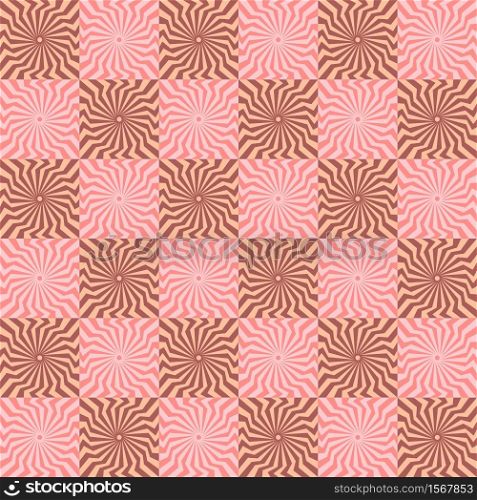 Vector abstract geometric forms background with distortion effect. Rhythmic seamless pattern. geometric forms background with distortion effect
