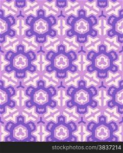 vector abstract geometric kaleidoscopic violet pink seamless pattern&#xA;