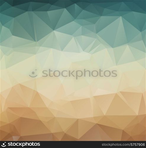 Vector Abstract geometric pattern retro background EPS 10