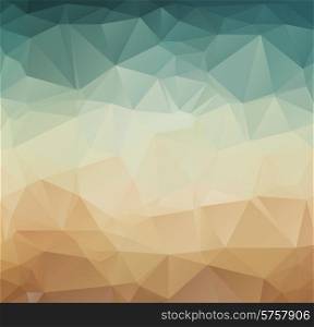 Vector Abstract geometric pattern retro background EPS 10