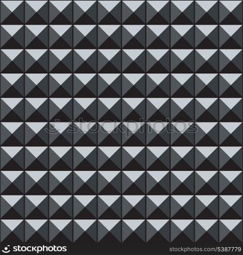 Vector Abstract geometric seamless pattern with 3d cubes