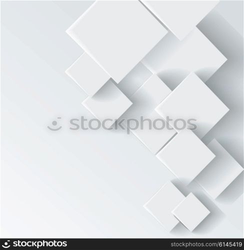 Vector Abstract geometric shape from gray rhombus