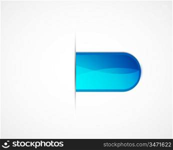 Vector abstract glass shapes