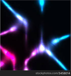 Vector abstract glowing background