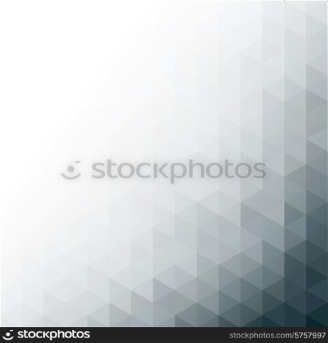 Vector Abstract gray geometric technology background with triangle