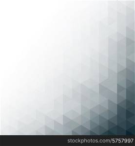 Vector Abstract gray geometric technology background with triangle