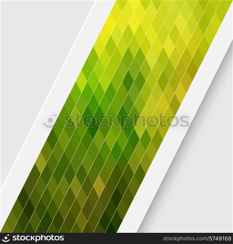 Vector Abstract Green Card Background