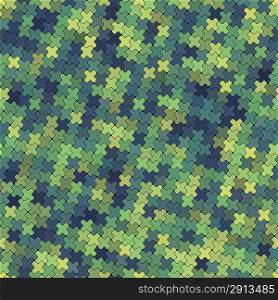 Vector Abstract Green Geometric Background