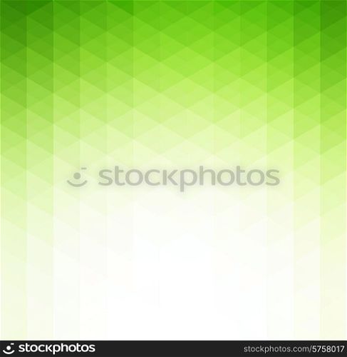 Vector Abstract green geometric technology background with triangle