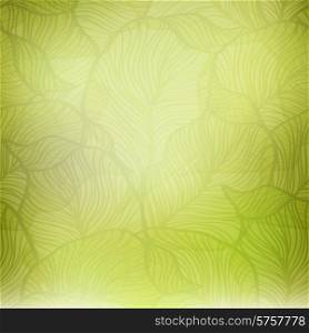 Vector Abstract green vintage background EPS 10