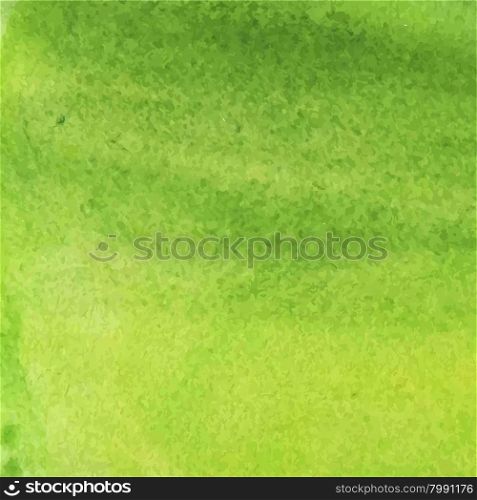 vector abstract grunge green watercolor background