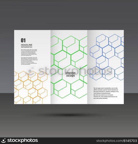 Vector abstract hexagon set. Vector abstract hexagon set.