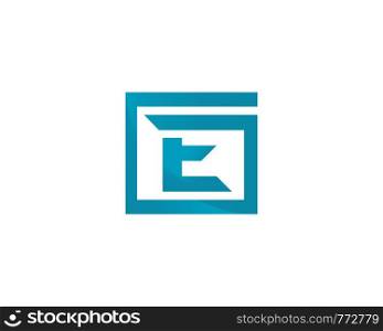 Vector - Abstract icons for letter E logo