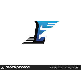 Vector - Abstract icons for letter E logo