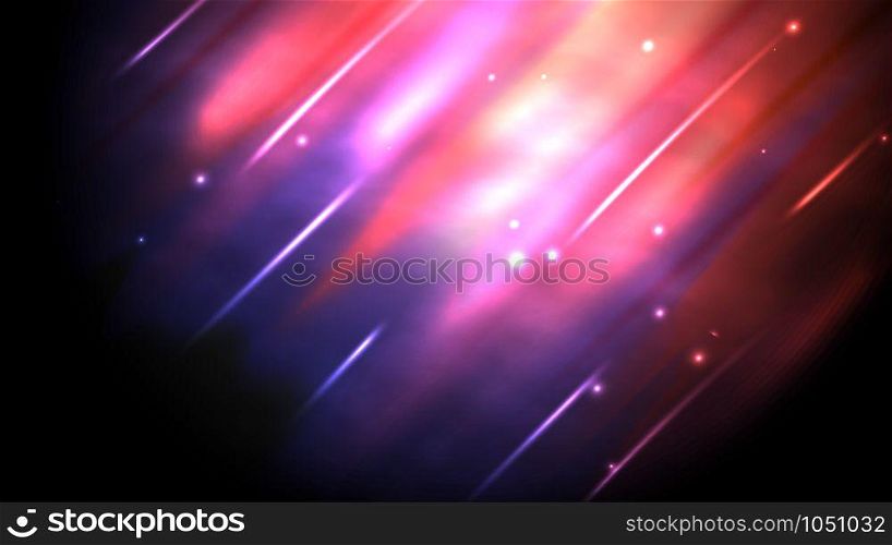 Vector abstract illustration wave northern lights background. Abstract wave northern lights background. Vector illustration