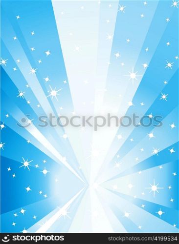 vector abstract illustration with rays