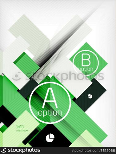 Vector abstract infographic background - business option design