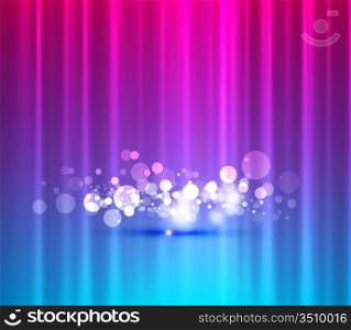 Vector abstract lights background