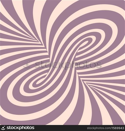 Vector abstract lines pattern. Waves background with distortion effect. Optical illusion.. Waves background with distortion effect.