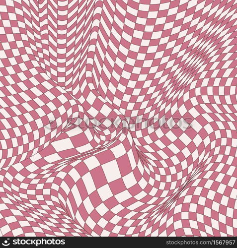 Vector abstract lines pattern. Waves background with distortion effect. Optical illusion.. Vector abstract lines pattern. Waves background