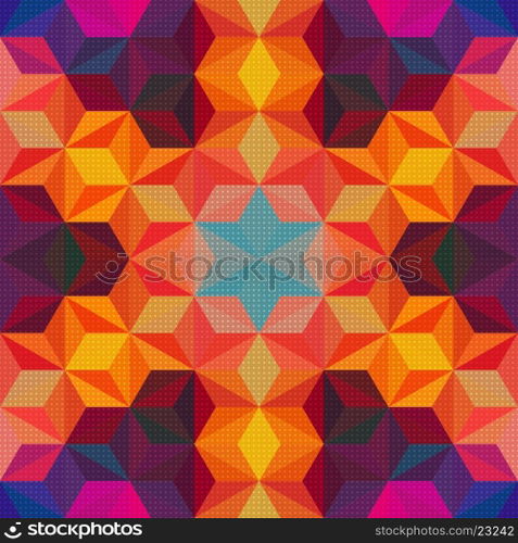 Vector Abstract Modern Psychedelic Pattern