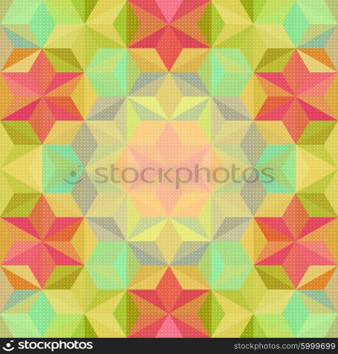 Vector Abstract Modern Psychedelic Pattern