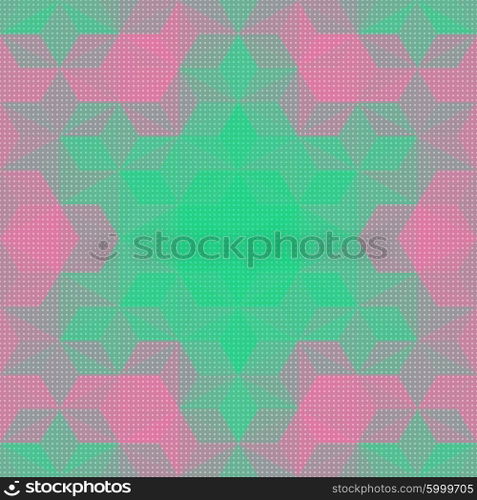 Vector Abstract Modern Psychedelic Pattern