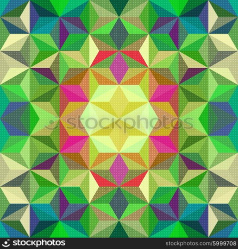 Vector Abstract Modern Psychedelic Pattern