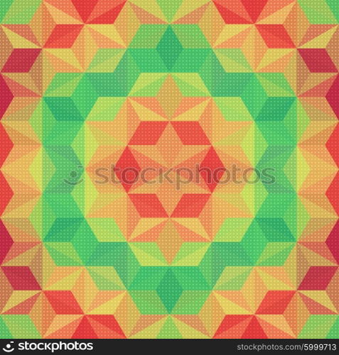 Vector Abstract Modern Psychedelic Pattern