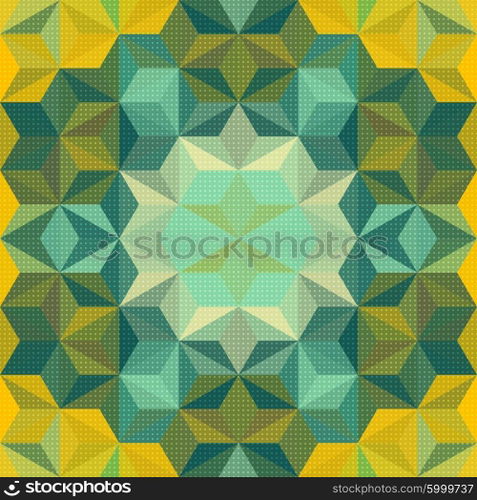 Vector Abstract Modern Psychedelic Pattern