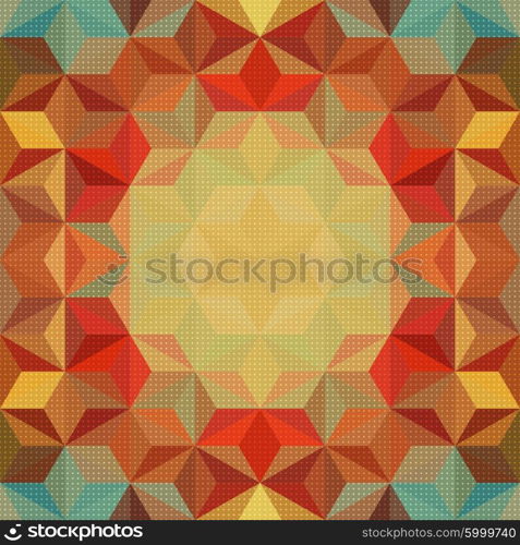 Vector Abstract Modern Psychedelic Pattern