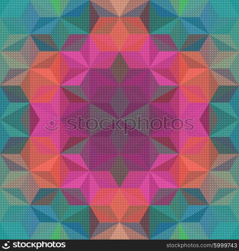 Vector Abstract Modern Psychedelic Pattern