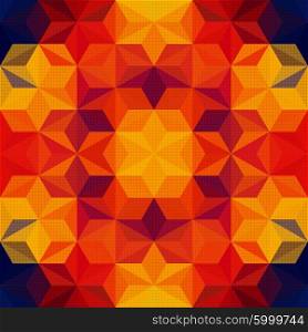 Vector Abstract Modern Psychedelic Pattern