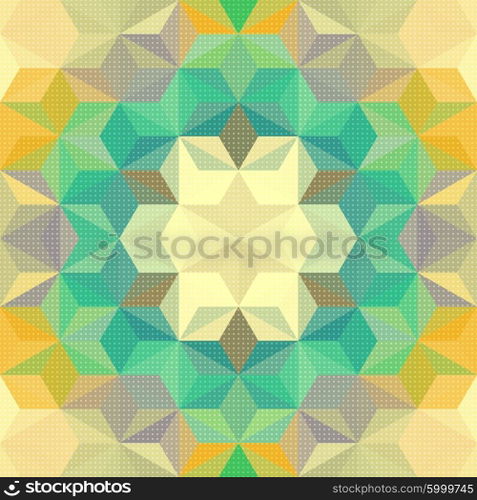 Vector Abstract Modern Psychedelic Pattern