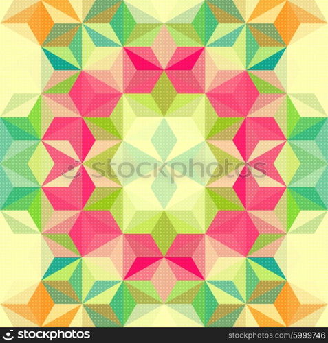 Vector Abstract Modern Psychedelic Pattern