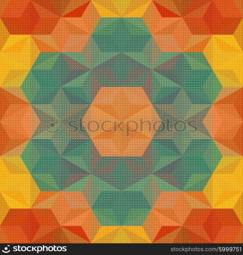 Vector Abstract Modern Psychedelic Pattern