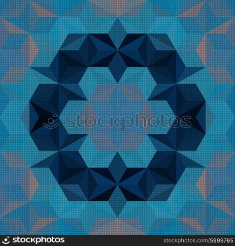 Vector Abstract Modern Psychedelic Pattern