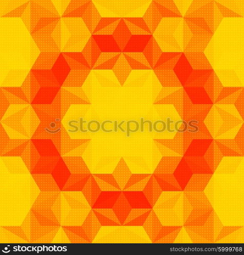 Vector Abstract Modern Psychedelic Pattern