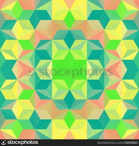 Vector Abstract Modern Psychedelic Pattern