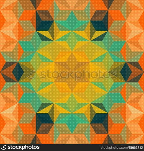 Vector Abstract Modern Psychedelic Pattern