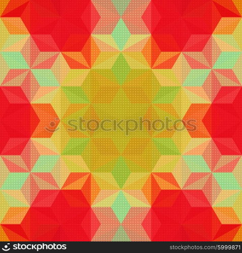 Vector Abstract Modern Psychedelic Pattern