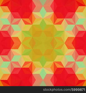 Vector Abstract Modern Psychedelic Pattern