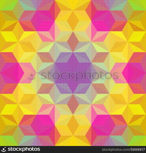 Vector Abstract Modern Psychedelic Pattern