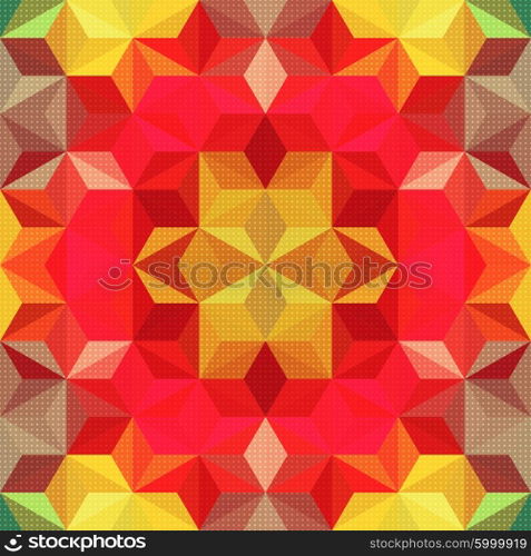Vector Abstract Modern Psychedelic Pattern